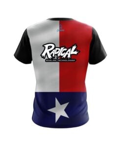 Alternative view of Radical Texas  Flag CoolWick Bowling Jersey