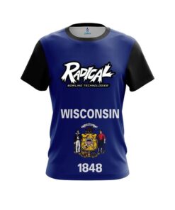 Radical Wisconsin  Flag CoolWick Bowling Jersey