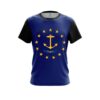 Plain Rhode Island Flag CoolWick Bowling Jersey