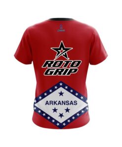 Alternative view of Roto Grip Arkansas flag CoolWick Bowling Jersey