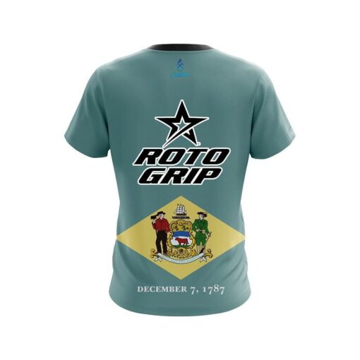 Roto Grip Delaware Flag CoolWick Bowling Jersey - Image 2