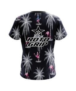 Alternative view of Roto Grip Flamingo Palms CoolWick Bowling Jersey
