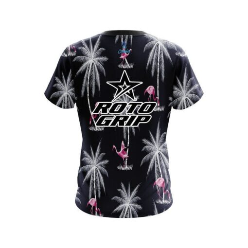 Roto Grip Flamingo Palms CoolWick Bowling Jersey - Image 2