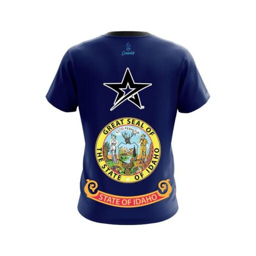 Roto Grip Idaho Flag CoolWick Bowling Jersey - Image 2