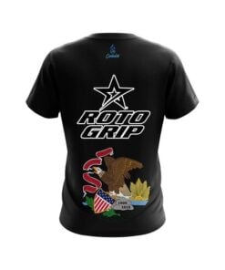 Alternative view of Roto Grip Illinois Flag CoolWick Bowling Jersey