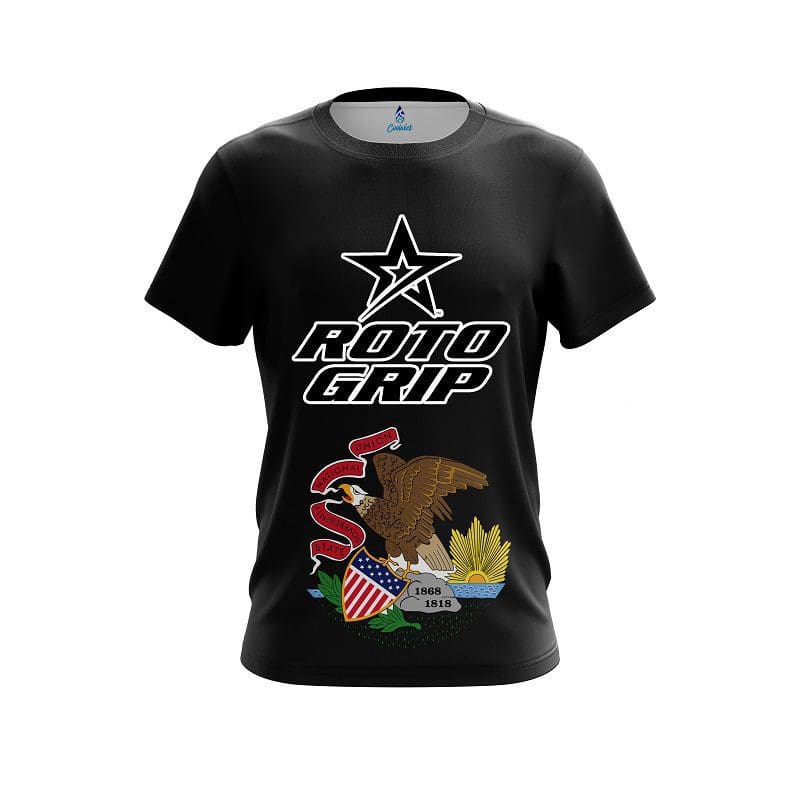 Roto Grip Illinois Flag CoolWick Bowling Jers...