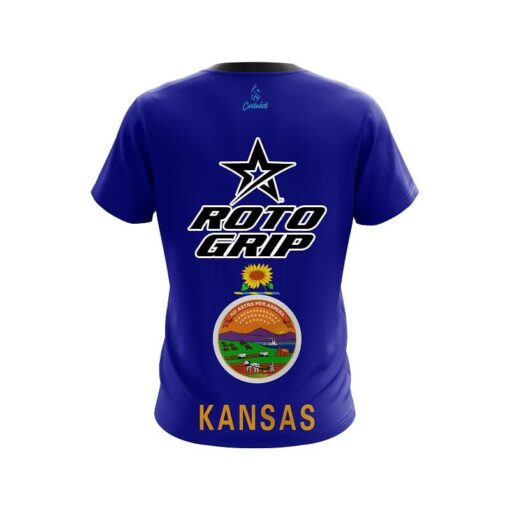 Roto Grip Kansas Flag CoolWick Bowling Jersey - Image 2