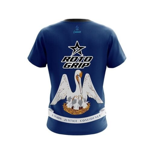 Roto Grip Louisiana Flag CoolWick Bowling Jersey - Image 2