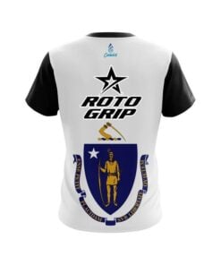 Alternative view of Roto Grip Masssachucets flag CoolWick Bowling Jersey