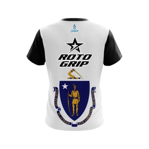 Roto Grip Masssachucets flag CoolWick Bowling Jersey - Image 2