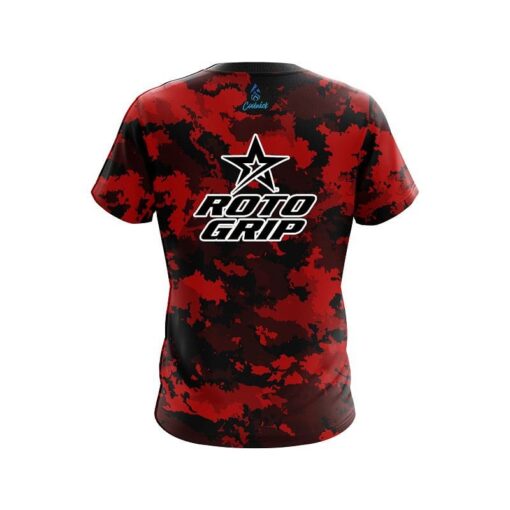 Roto Grip Military Red CoolWick Bowling Jersey - Image 2