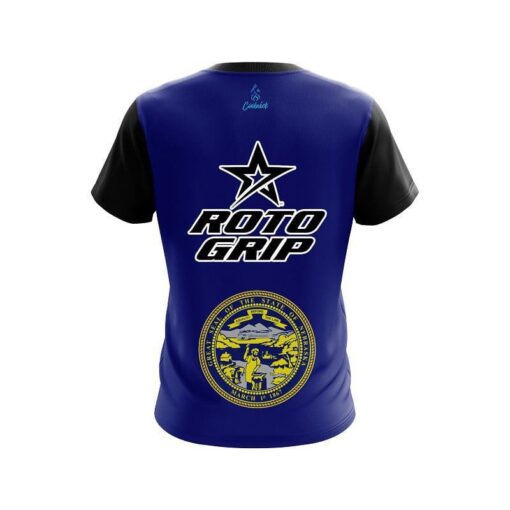 Roto Grip Nebraska flag CoolWick Bowling Jersey - Image 2