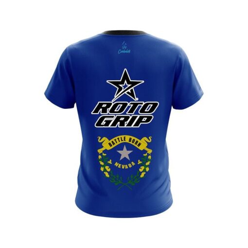 Roto Grip Nevada flag CoolWick Bowling Jersey - Image 2