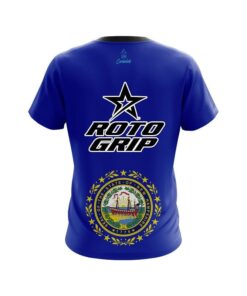 Alternative view of Roto Grip New Hampshire flag CoolWick Bowling Jersey