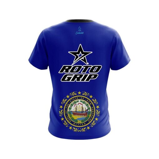 Roto Grip New Hampshire flag CoolWick Bowling Jersey - Image 2