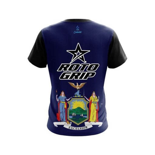 Roto Grip New York flag CoolWick Bowling Jersey - Image 2
