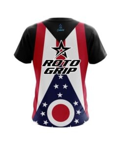 Alternative view of Roto Grip Ohio flag CoolWick Bowling Jersey