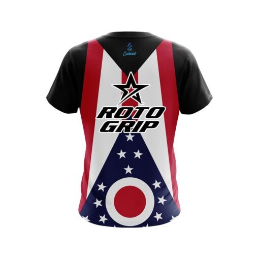 Roto Grip Ohio flag CoolWick Bowling Jersey - Image 2