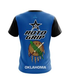 Alternative view of Roto Grip Oklahoma flag CoolWick Bowling Jersey