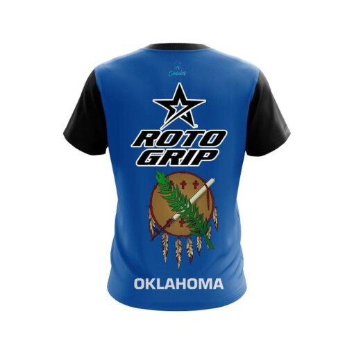 Roto Grip Oklahoma flag CoolWick Bowling Jersey - Image 2