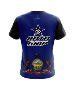 Alternative view of Roto Grip Pennsylvania flag CoolWick Bowling Jersey