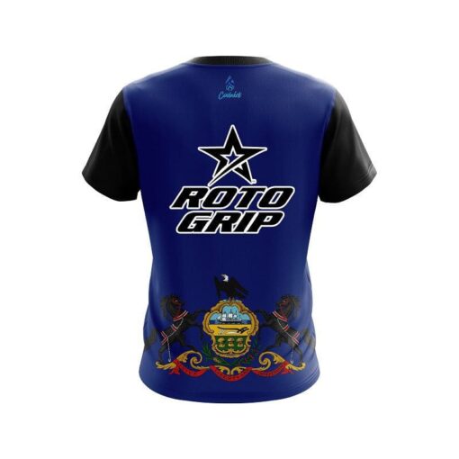 Roto Grip Pennsylvania flag CoolWick Bowling Jersey - Image 2