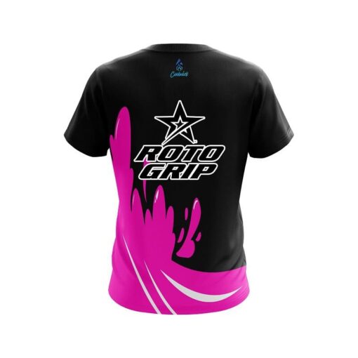 Roto Grip Pink Splash CoolWick Bowling Jersey - Image 2