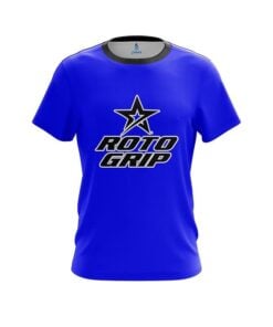 Roto Grip Plain Blue CoolWick Bowling Jersey