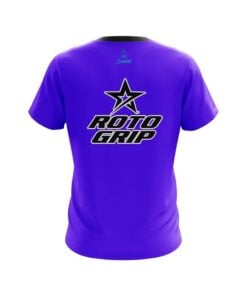 Alternative view of Roto Grip Plain Purple CoolWick Bowling Jersey