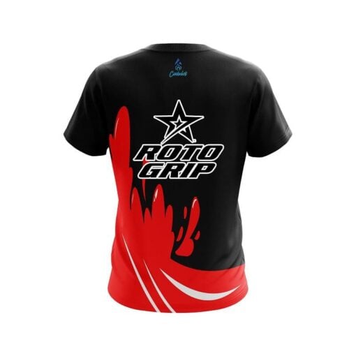 Roto Grip Red Splash CoolWick Bowling Jersey - Image 2