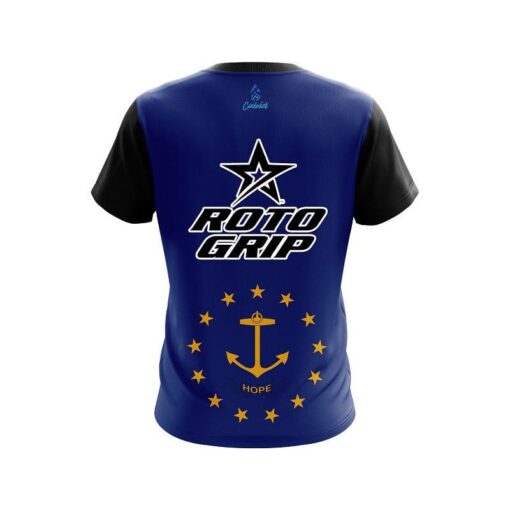 Roto Grip Rhode Island flag CoolWick Bowling Jersey - Image 2