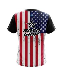 Alternative view of Roto Grip USA Flag CoolWick Bowling Jersey