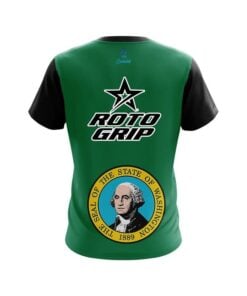 Alternative view of Roto Grip Washington flag CoolWick Bowling Jersey