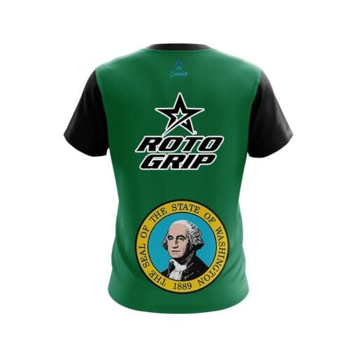 Roto Grip Washington flag CoolWick Bowling Jersey - Image 2