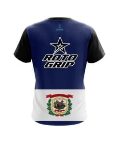 Alternative view of Roto Grip West Virginia flag CoolWick Bowling Jersey