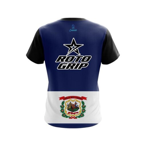 Roto Grip West Virginia flag CoolWick Bowling Jersey - Image 2