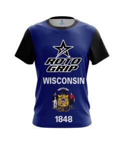 Roto Grip Wisconsin flag CoolWick Bowling Jersey