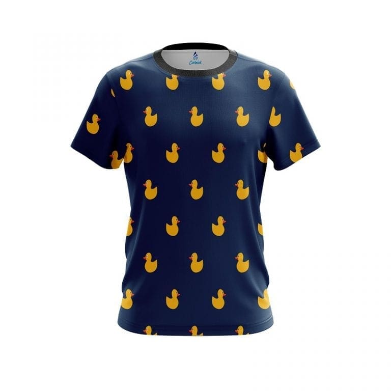 Plain Rubber Duck CoolWick Bowling Jersey