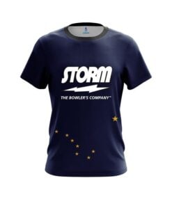 Storm Alaska Flag CoolWick Bowling Jersey