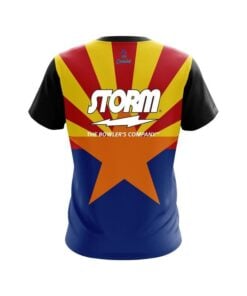 Alternative view of Storm Arizona Flag CoolWick Bowling Jersey