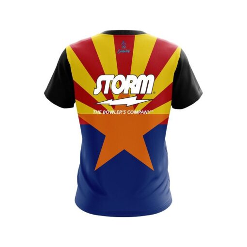 Storm Arizona Flag CoolWick Bowling Jersey - Image 2