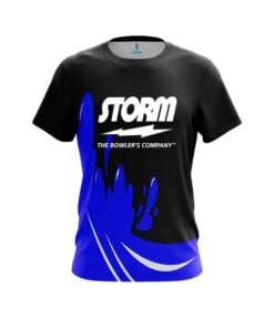 Storm Blue Splash CoolWick Bowling Jersey