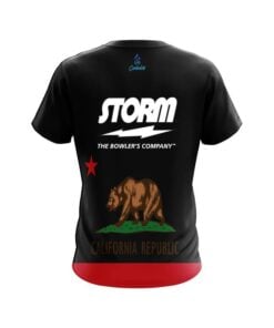 Alternative view of Storm California Republic Flag CoolWick Bowling Jersey