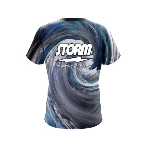 Storm Cloudy Vortex CoolWick Bowling Jersey - Image 2