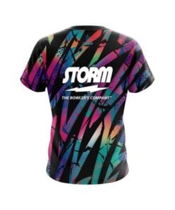 Alternative view of Storm Colorful Art CoolWick Bowling Jersey