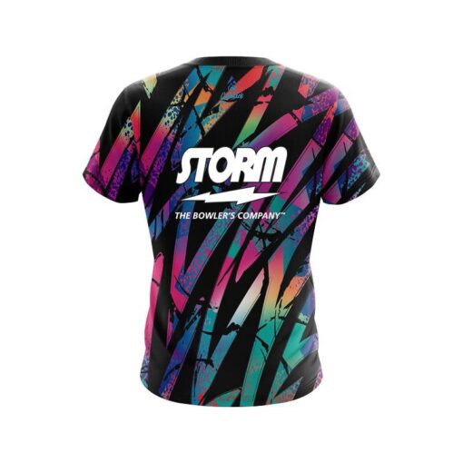 Storm Colorful Art CoolWick Bowling Jersey - Image 2