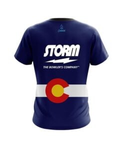 Alternative view of Storm Colorado Flag CoolWick Bowling Jersey