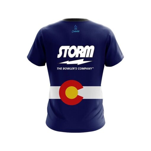 Storm Colorado Flag CoolWick Bowling Jersey - Image 2