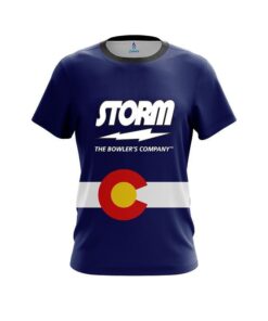 Storm Colorado Flag CoolWick Bowling Jersey
