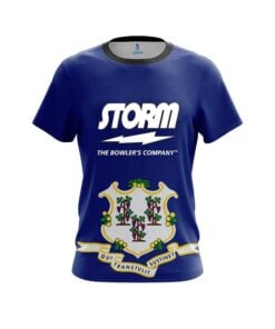 Storm Connecticut Flag CoolWick Bowling Jersey